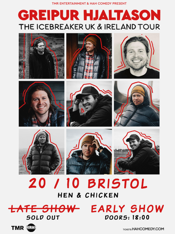 GREIPUR HJALTASON - THE ICEBREAKER TOUR - BRISTOL (EARLY SHOW)