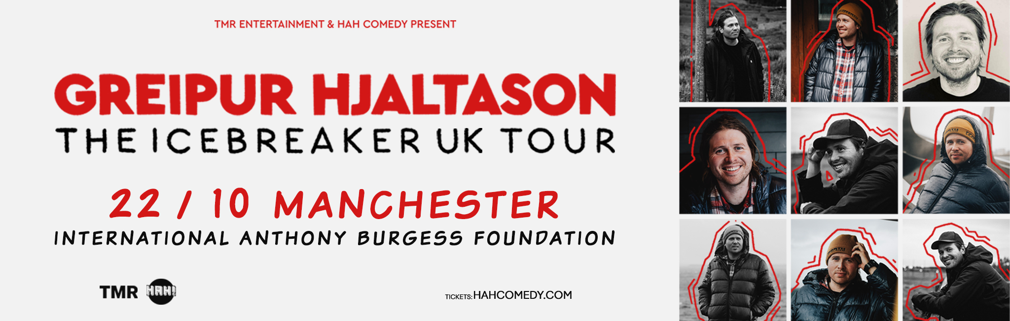 GREIPUR HJALTASON - THE ICEBREAKER TOUR - MANCHESTER (EARLY SHOW)