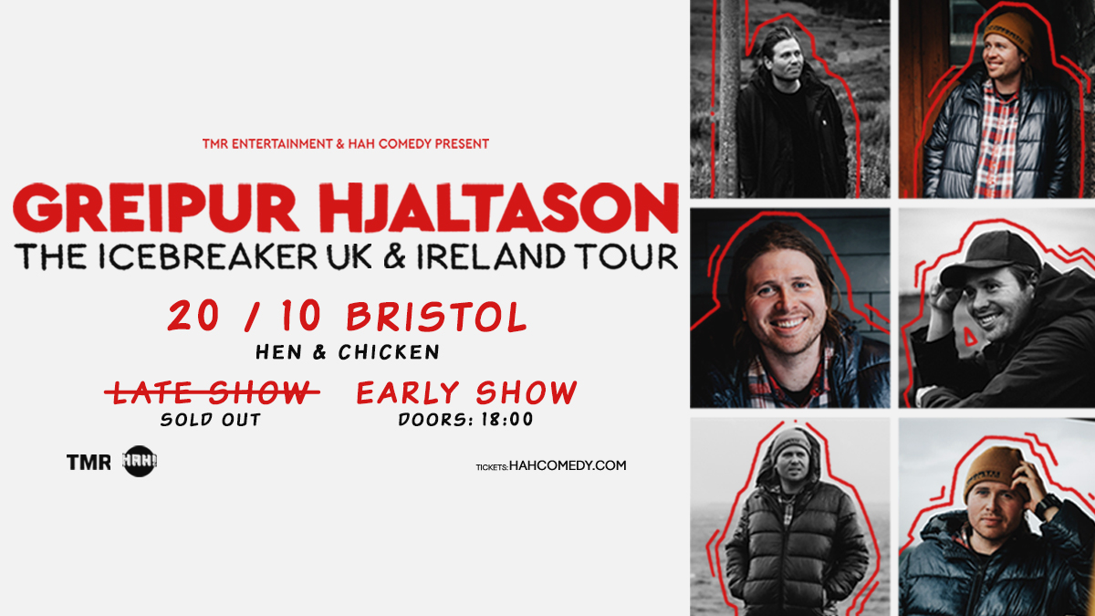 GREIPUR HJALTASON - THE ICEBREAKER TOUR - BRISTOL (EARLY SHOW)